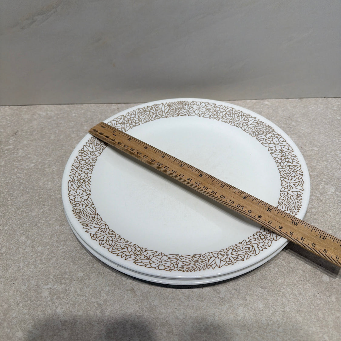 Set of 3 Corelle Dinner Plates