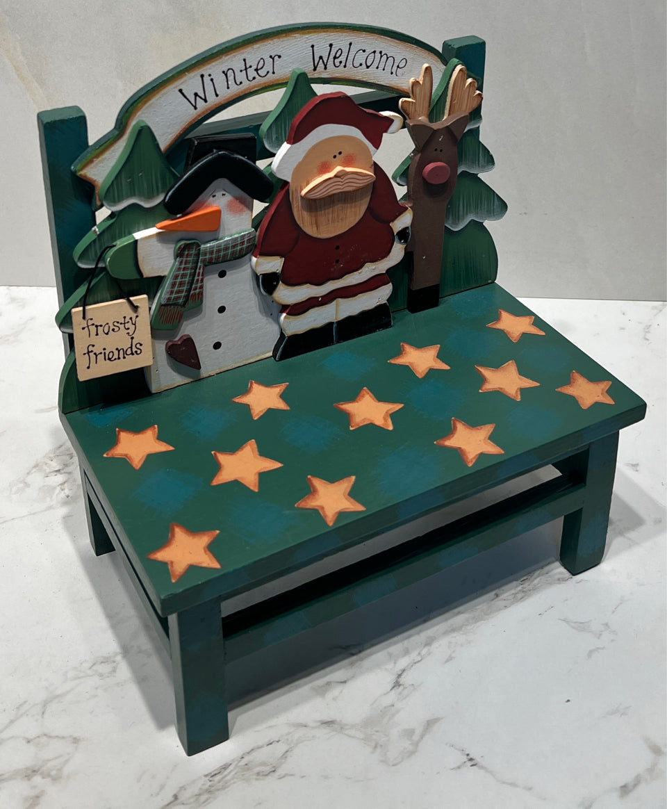 Winter Welcome Bench