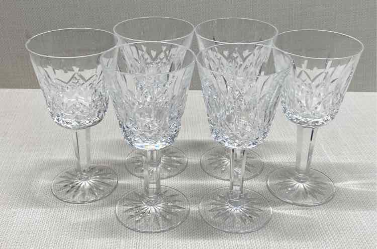 Set of 6 Waterford Lismore