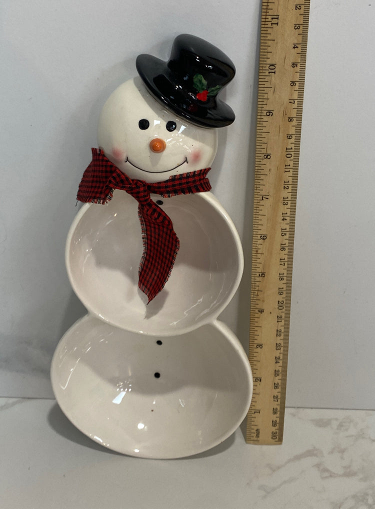 Snowman Dish