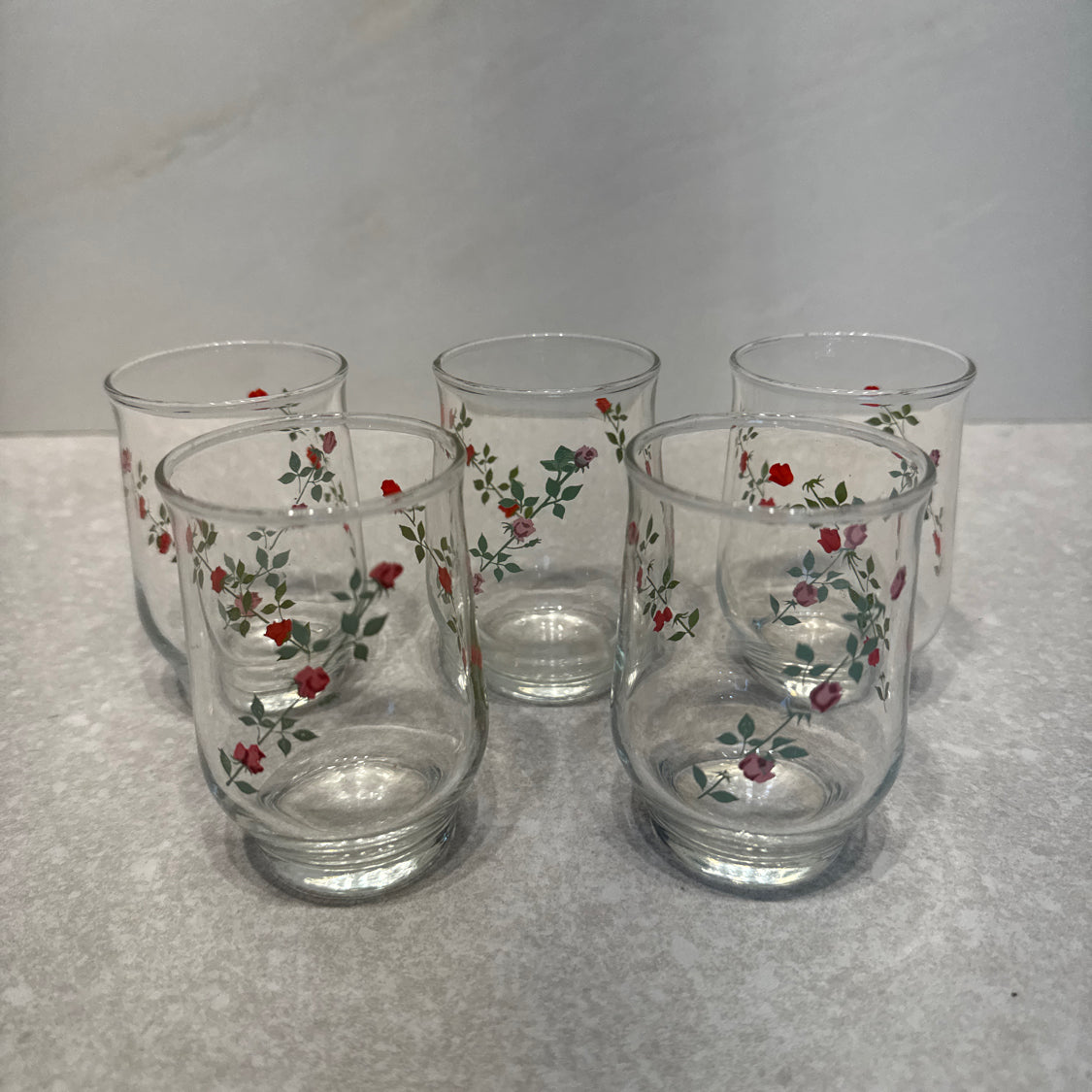 Set of 5 Juice Glasses