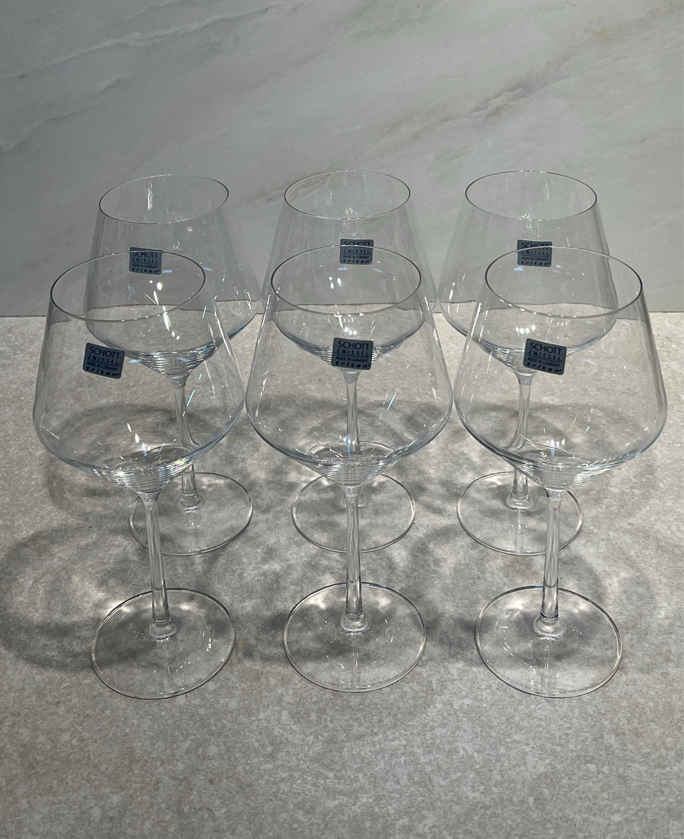 Set of 6 Schott Zwiesel Glasses