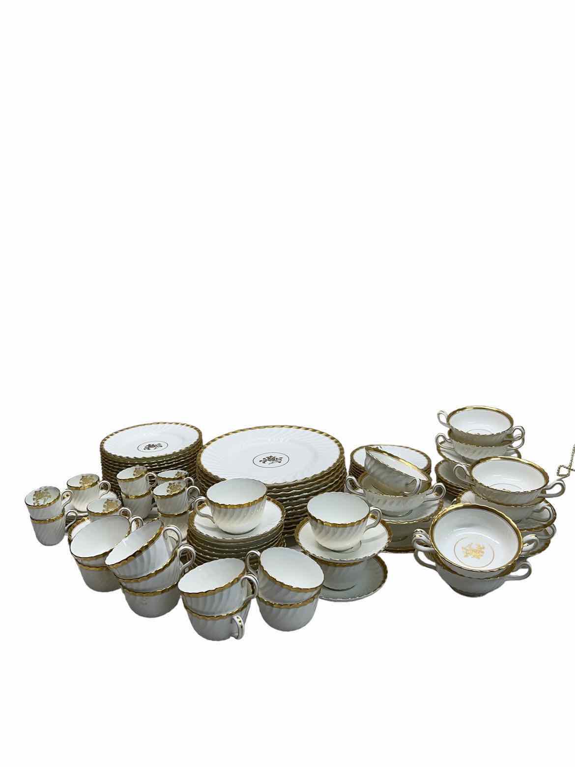 Minton Gold Rose Dinnerware Set