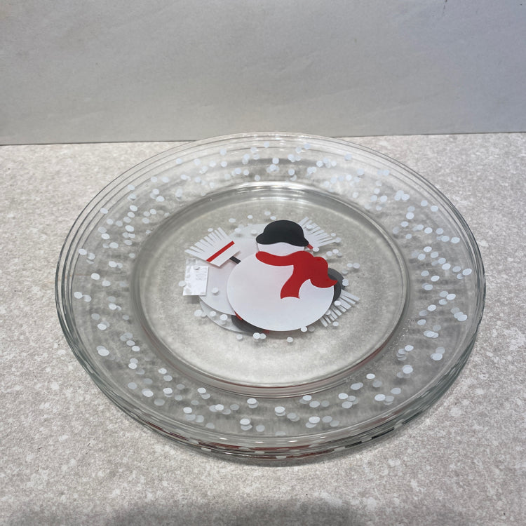 Set of 4 Christmas Plates