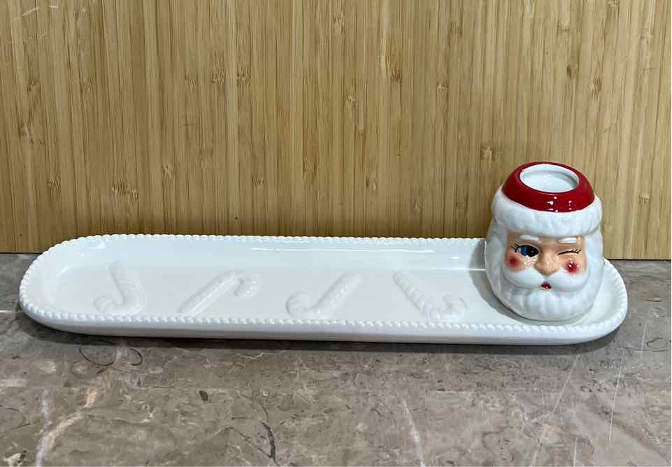 2 Piece Santa Dish