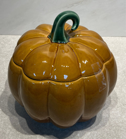 Williams Sonoma Lage Covered Pumpkin
