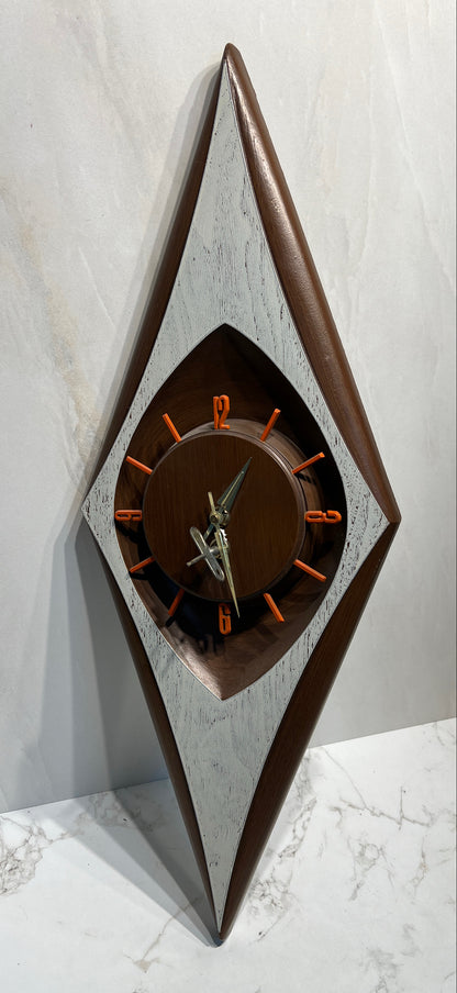MCM Diamond Style Wall Clock