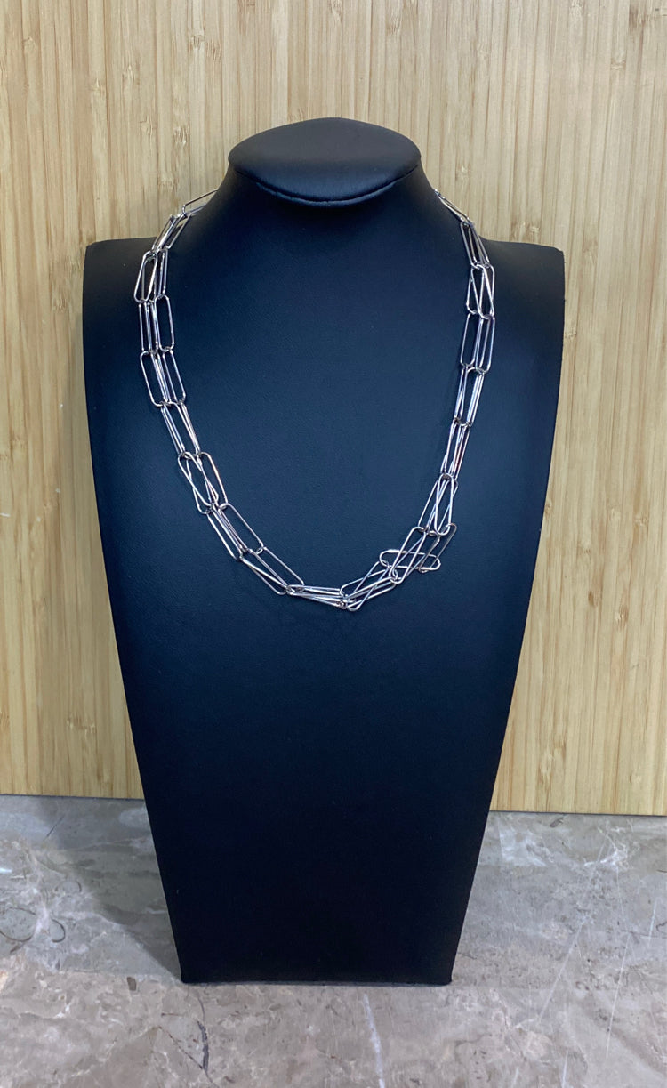 Marlyn Schiff Paperclip Necklace