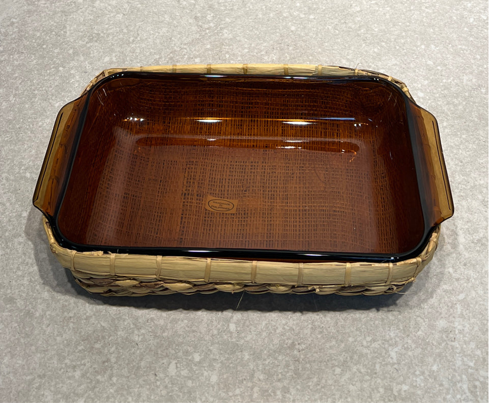Fireking Casserole With Basket