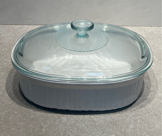 Covered Corning Ware