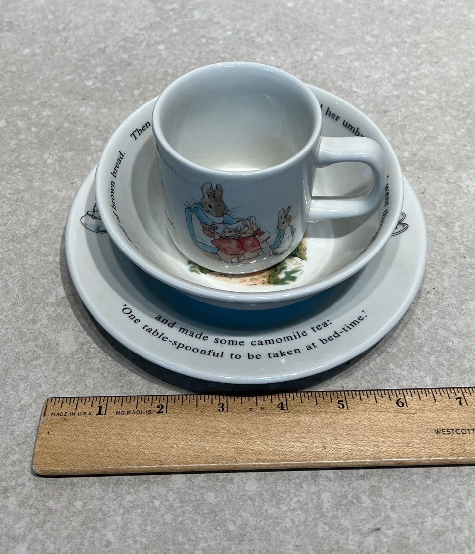Wedgwood 3-Piece Peter Rabbit
