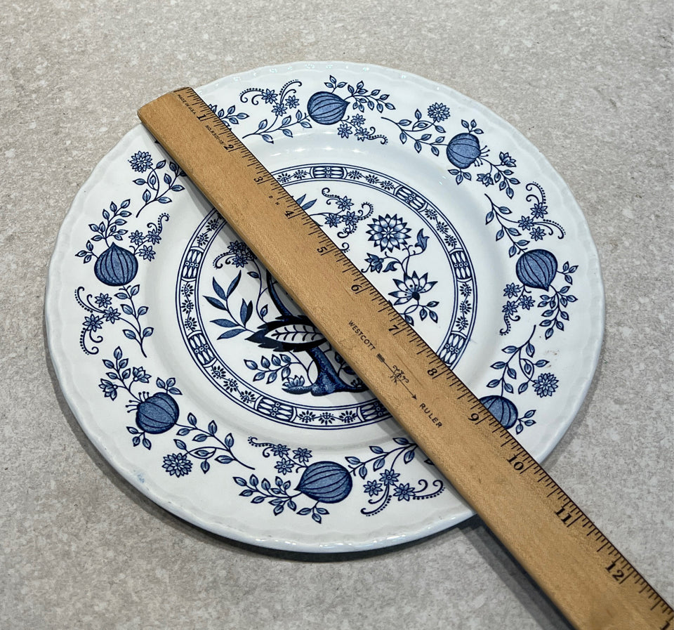 Blue Onion Plate