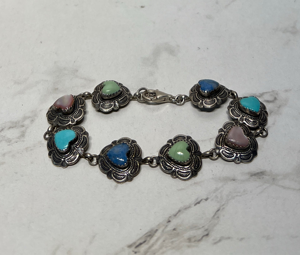 Sterling Heart Bracelet