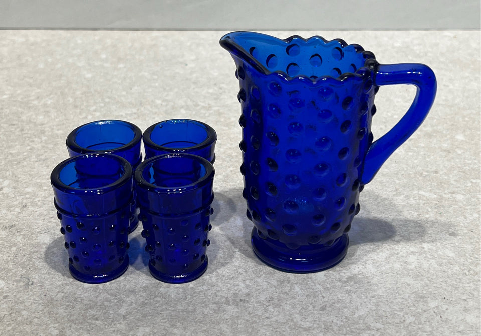 Blue Pitcher Set