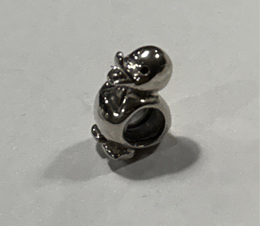 Sterling Duck Charm