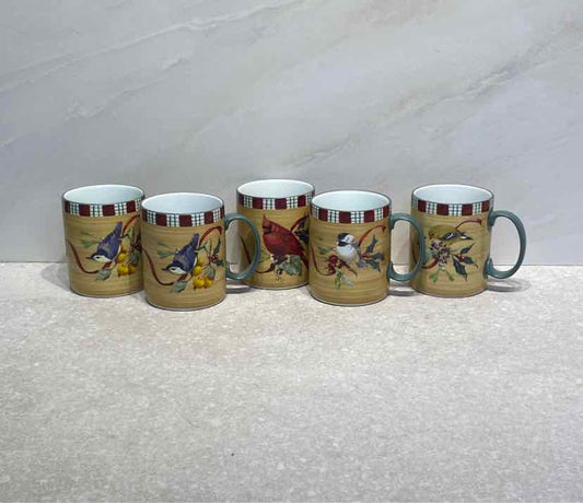 Set of 5 Lenox Mugs