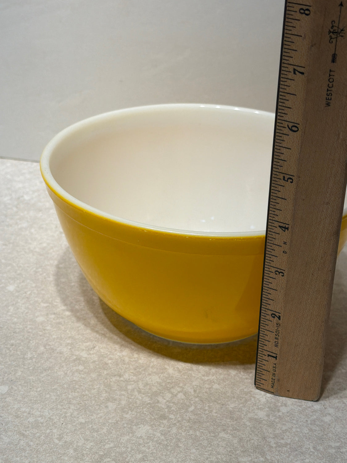 Yellow Pyrex Bowl