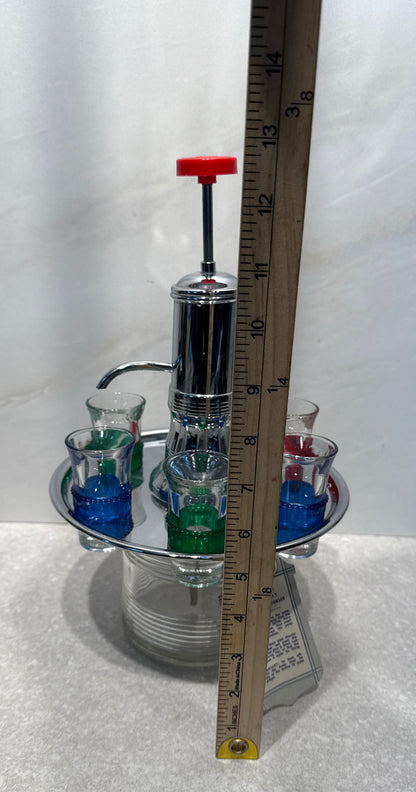 Vintage Rotary Liquor Dispenser