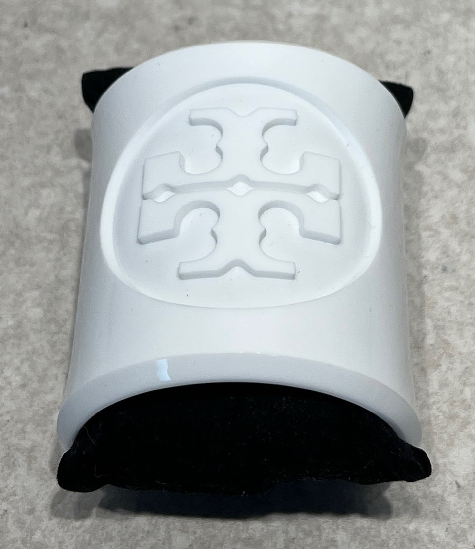 White Resin Tory Burch Bracelet