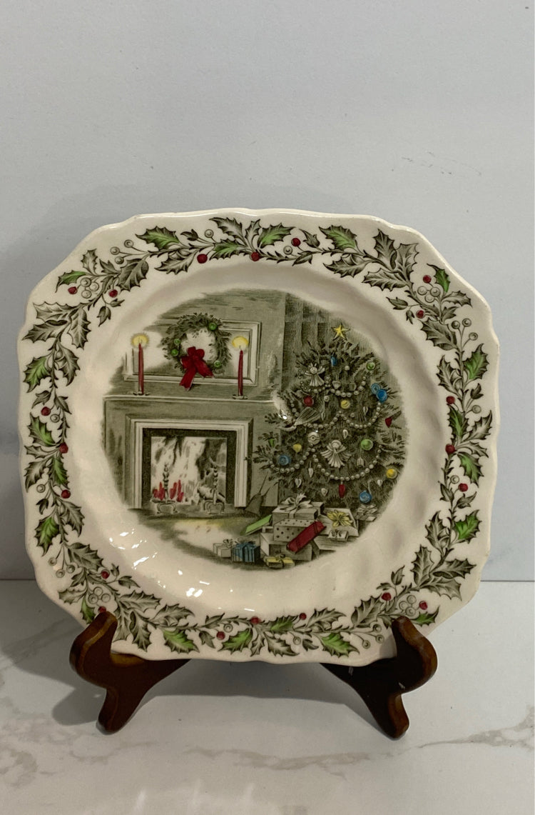 Friendly Village Xmas Plate