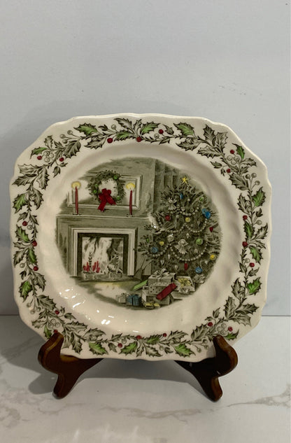 Friendly Village Xmas Plate
