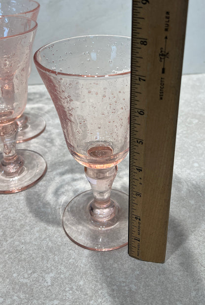 Set of 6 Pink Glasses