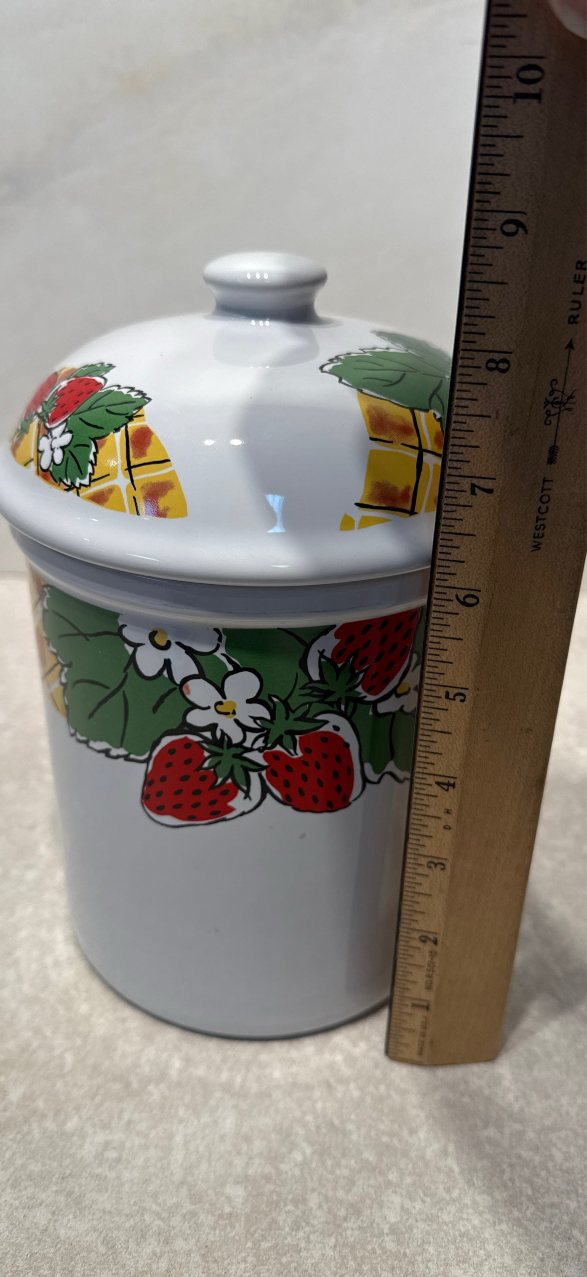 Strawberry Covered Jar