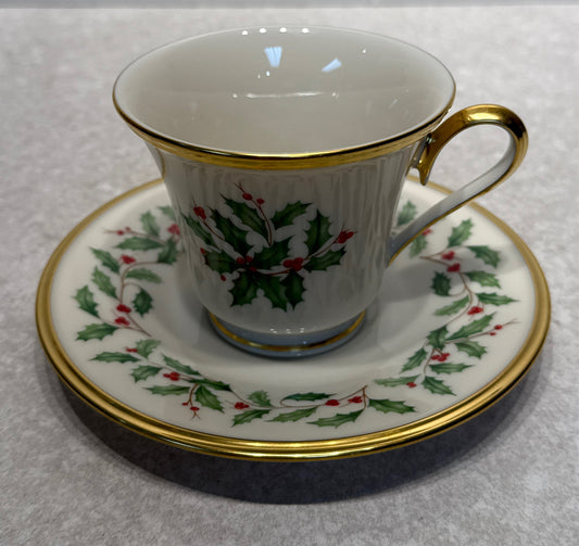 Lenox Holiday Cup And Saucer