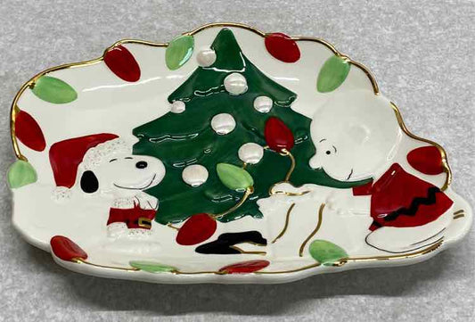 Lenox Snoopy Plate