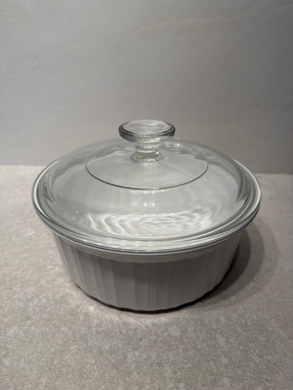 Covered Corningware Bowl