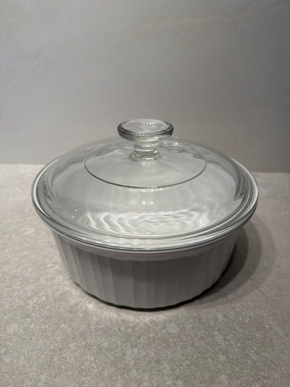 Covered Corningware Bowl