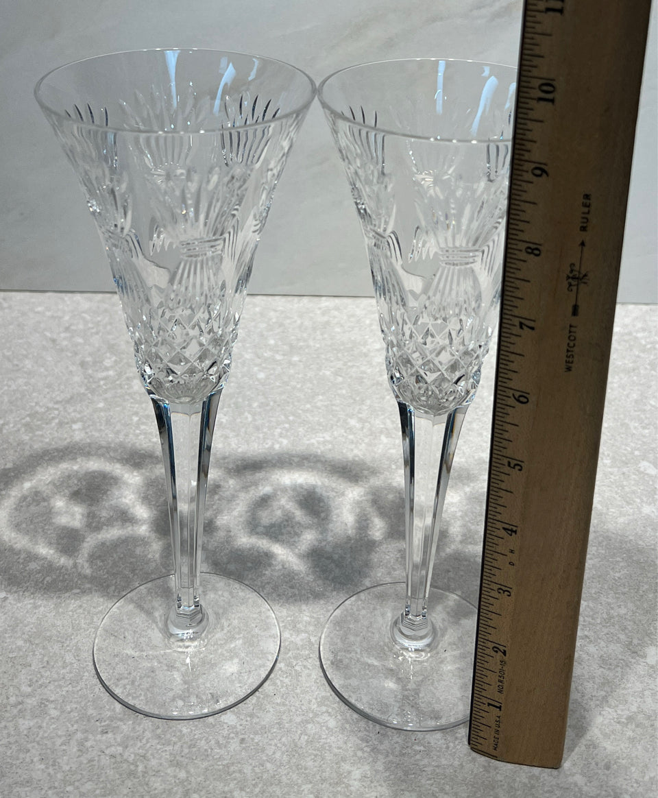 Set of 2 Waterford Crystal Glasses