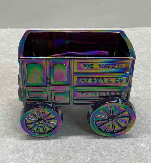 Fenton Amethyst Carnival Pie Wagon