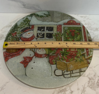 Snowmn Lazy Susan