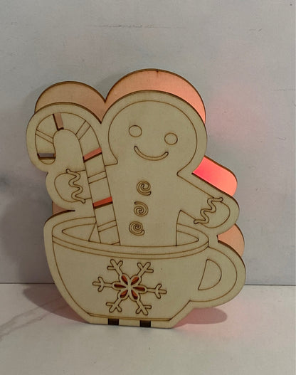 Lighted Gingerbread Man