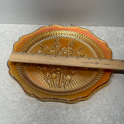 Carnival Glass Plate