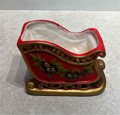 Ceramic Sleigh Napco