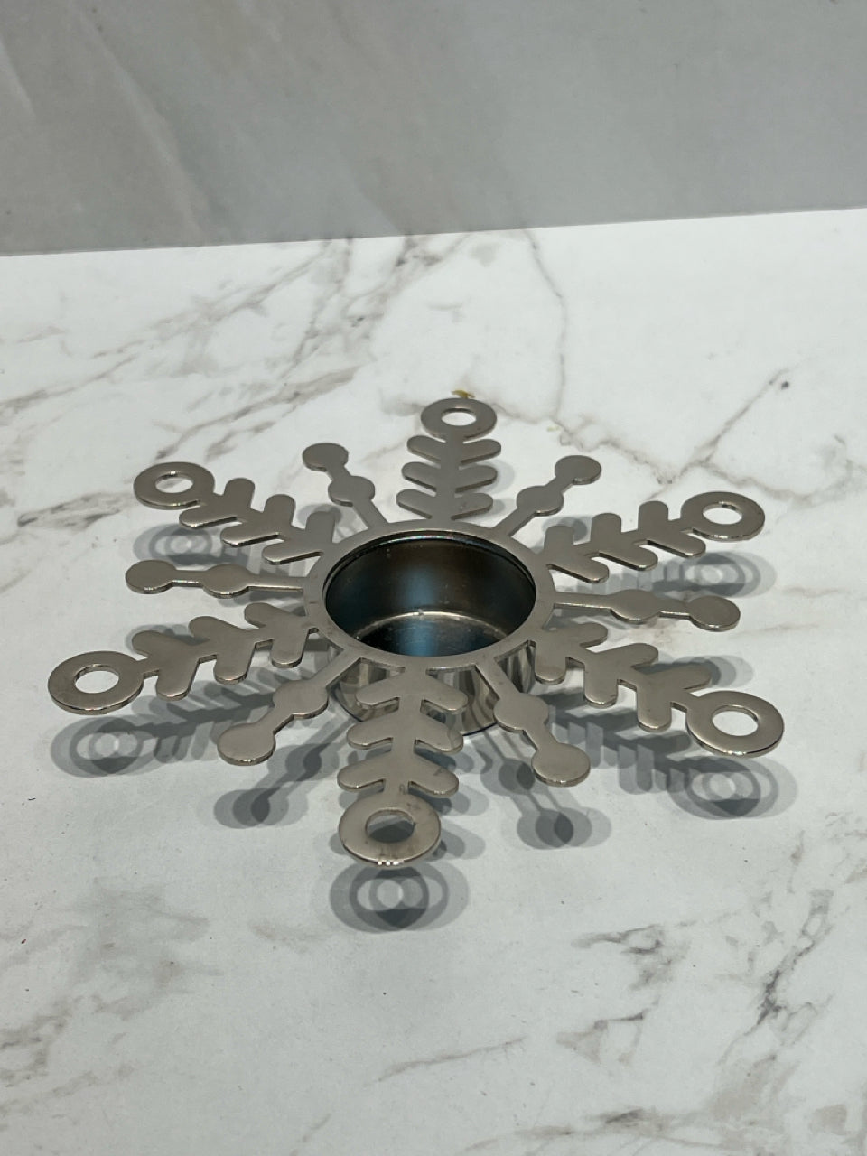 Snowflake Candle Holder