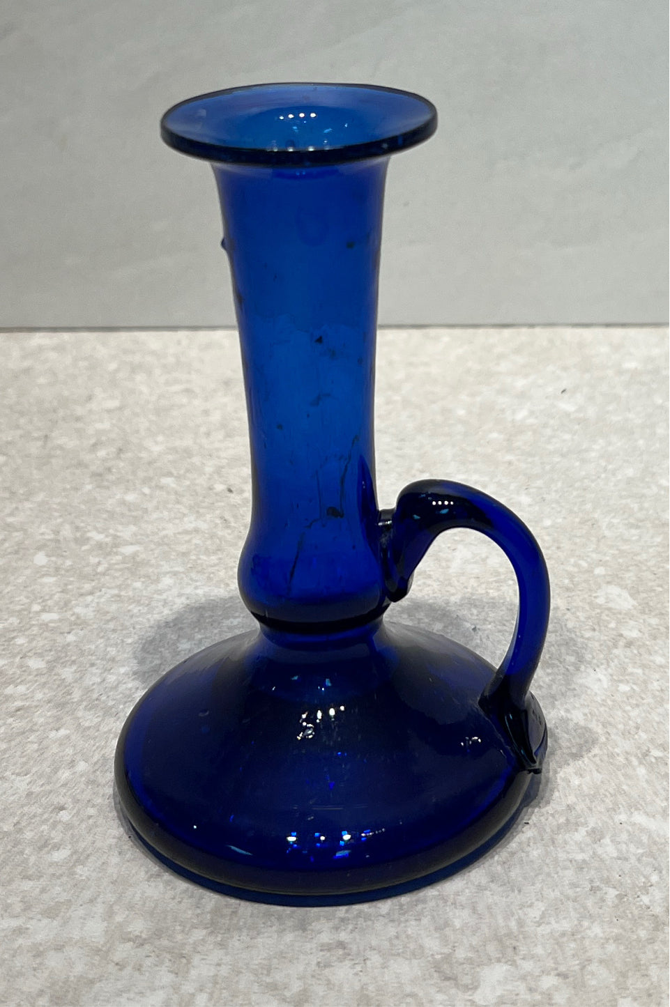 Blue Candle Stick Holder
