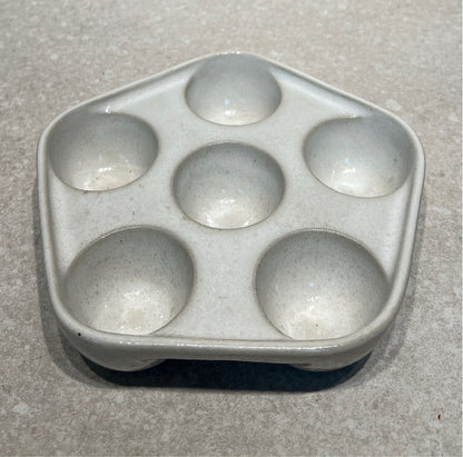 Bennington Pottery Egg Plate