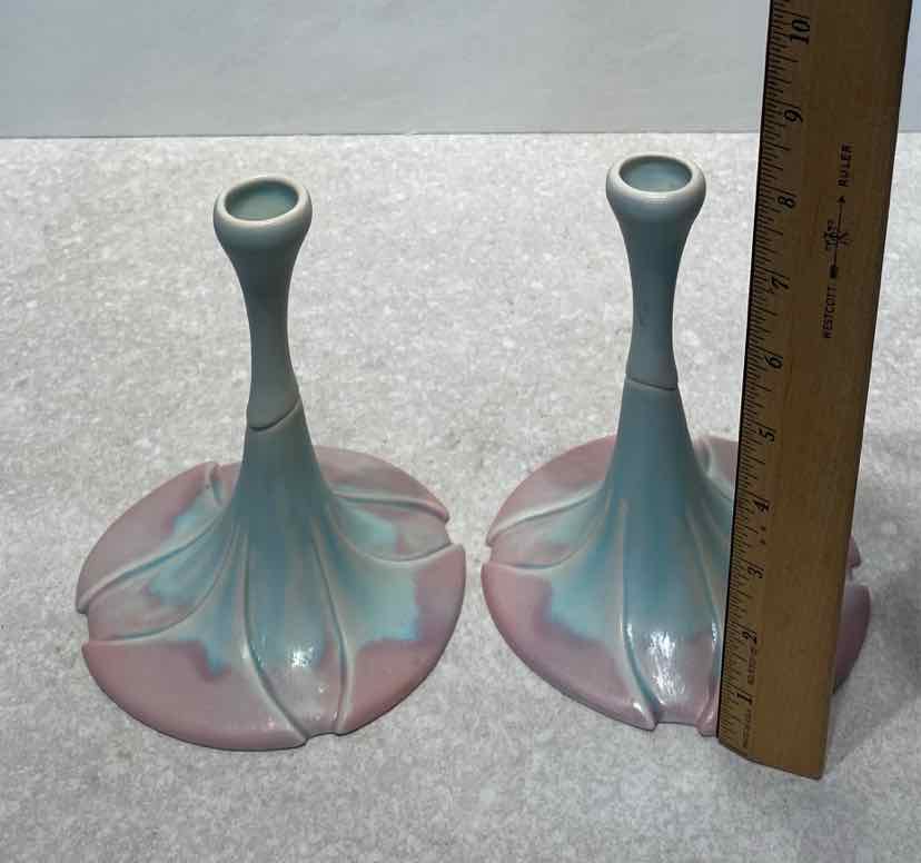 Set of 2 Lily Pad Candle Holders