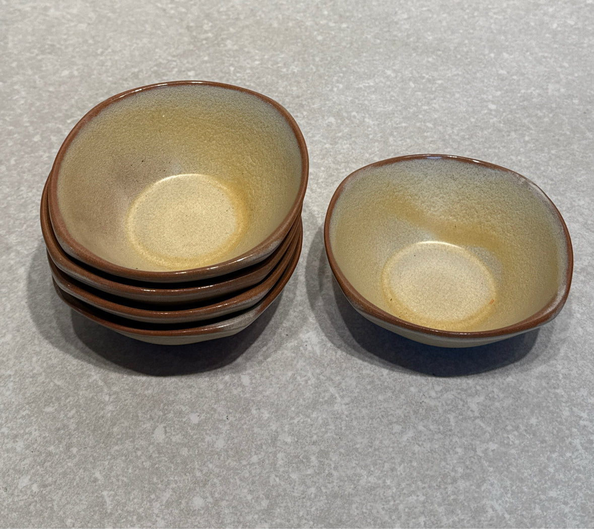 Set of 5 Frankoma Bowls