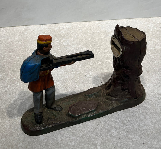 1877 Old Cast Iron Creedmoor Bank