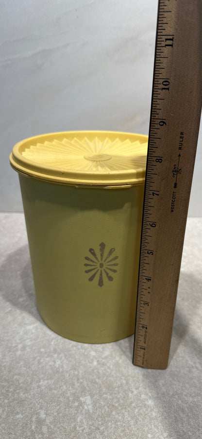 Covered Tupperware Canister