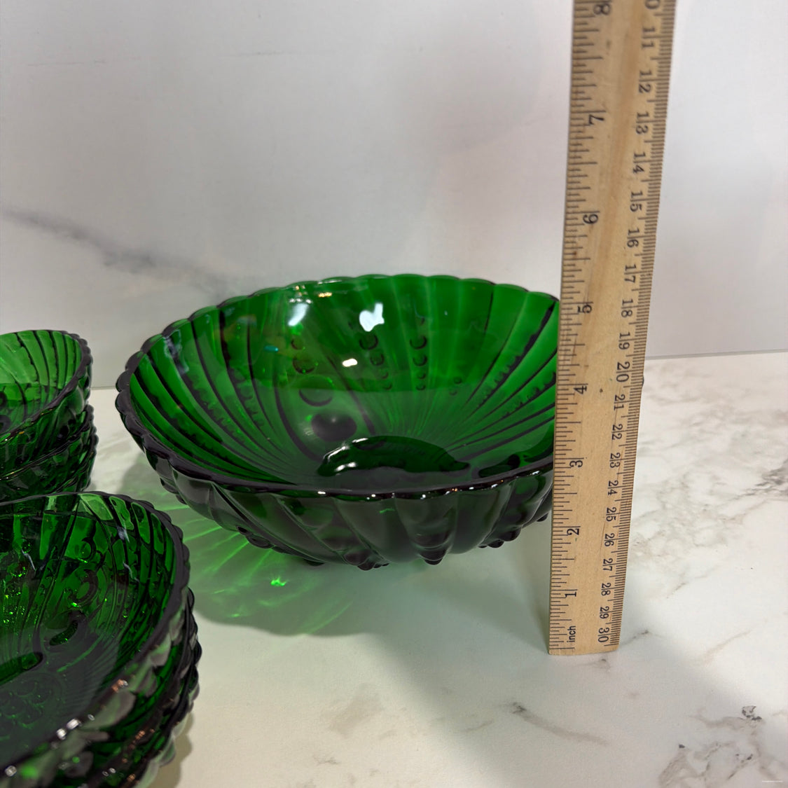 7-Piece Green Bowl Set