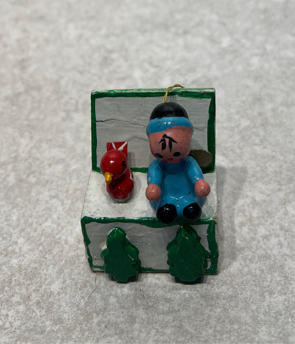 Vintage Wooden Ornament