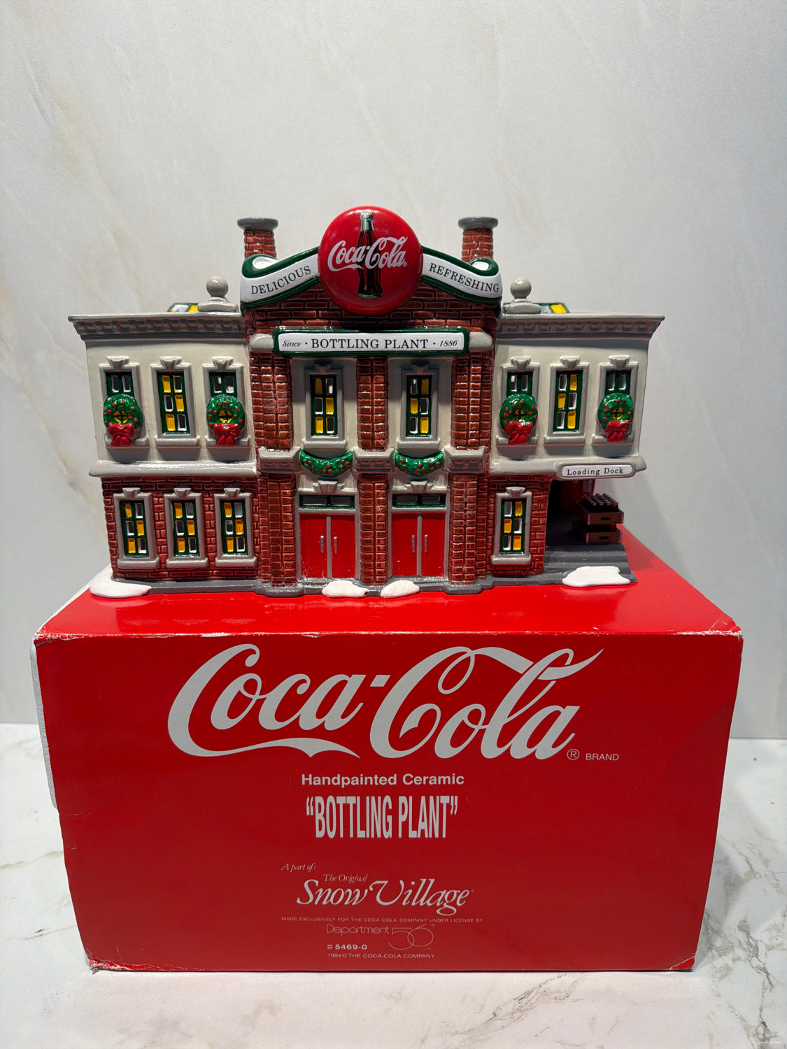 Dept. 56 Coca Cola Bottling Plant
