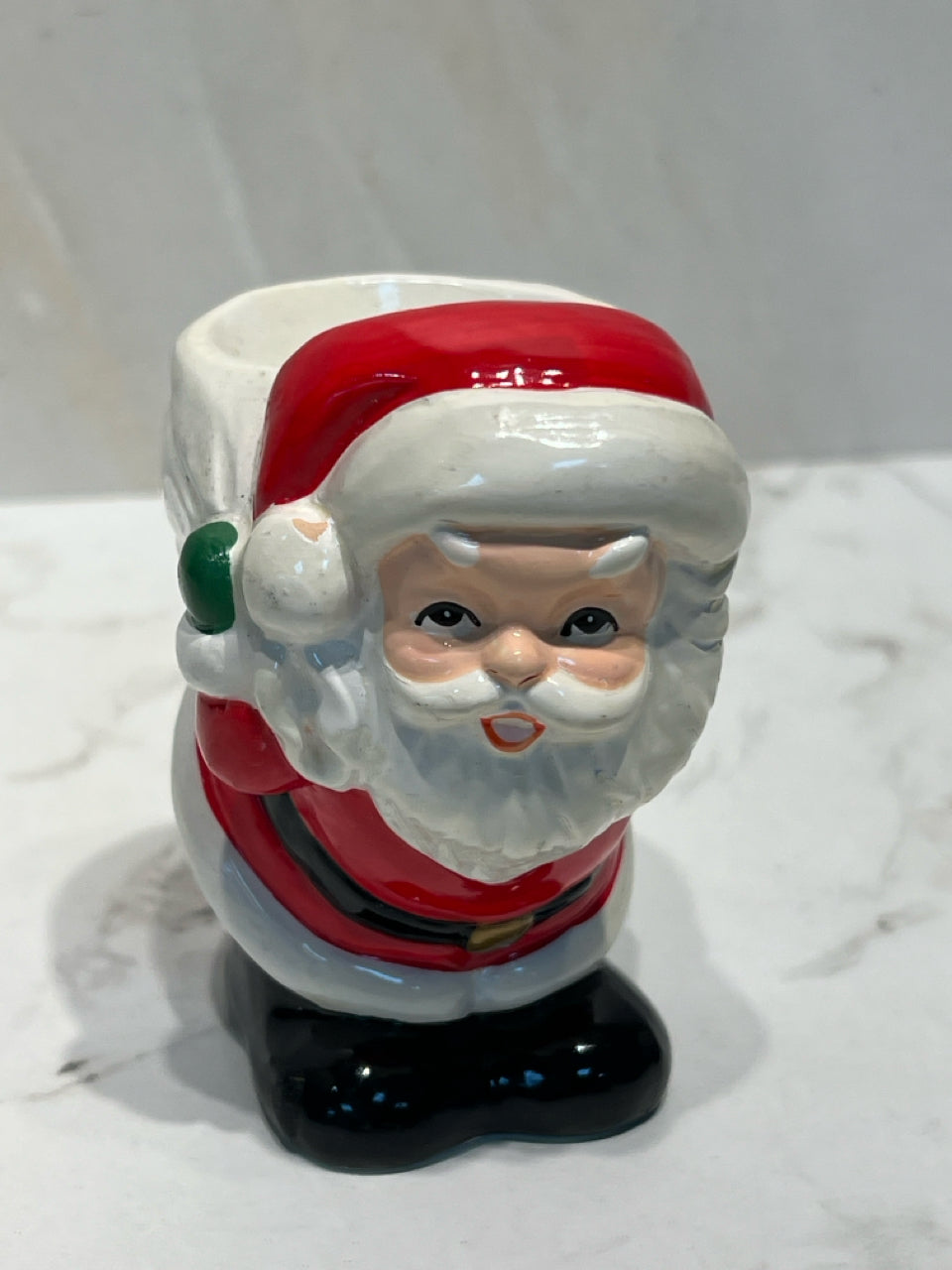 Vintage Santa Candleholder