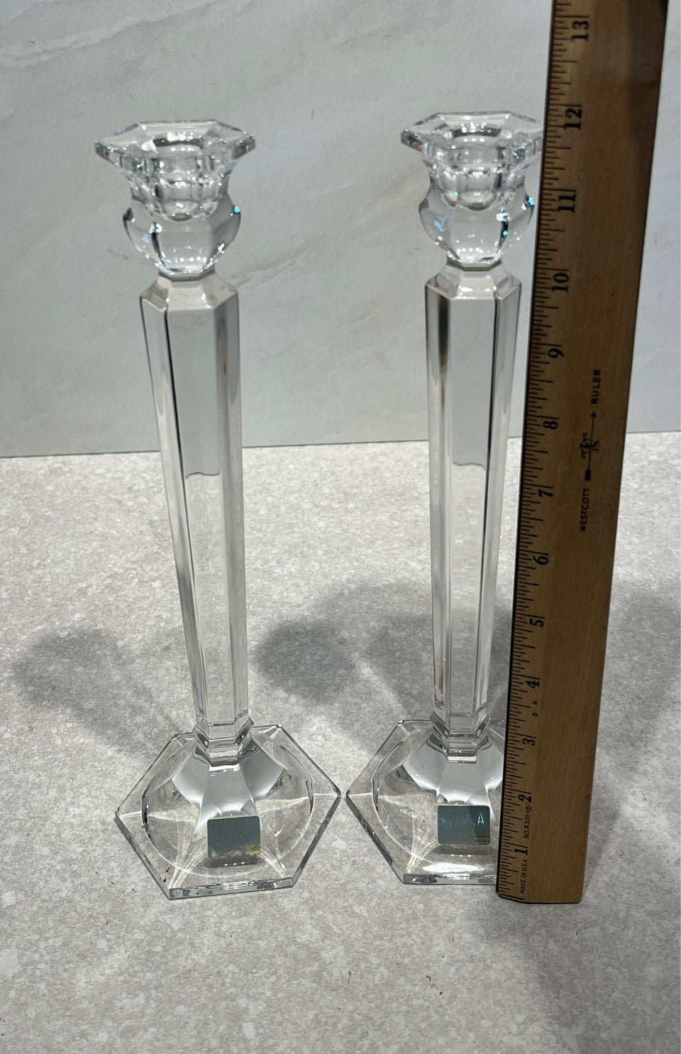 Pair of Mikasa Candleholders