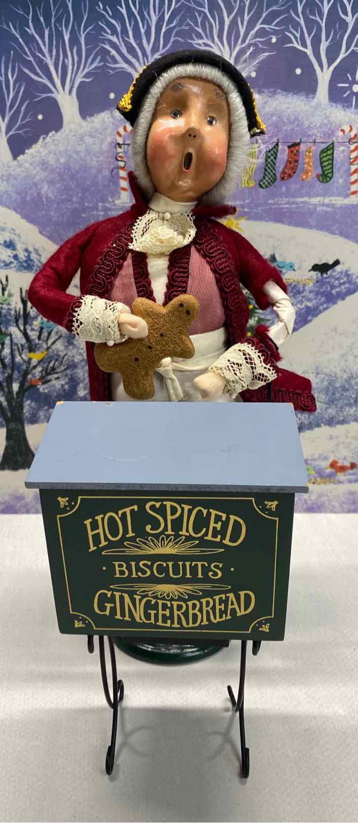 Byers' Choice Vendor with Gingerbread Oven